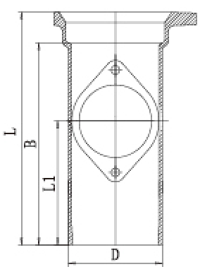 A型立管檢查口結(jié)構(gòu)圖